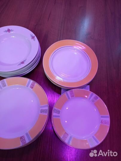 Тарелки фарфор СССР новые