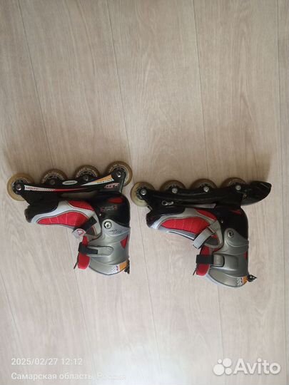 Роликовые коньки детские раздвижные