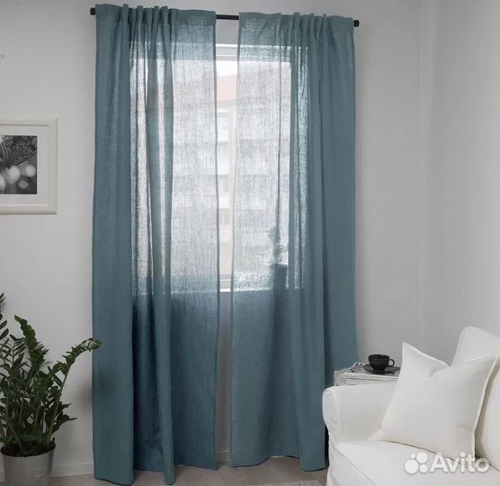 Шторы тюль IKEA sarita