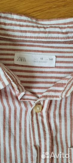 Рубашка zara 140