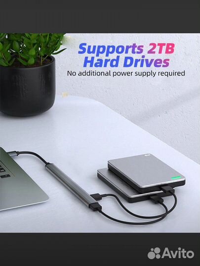 Usb type c hub 7 портов разветвитель