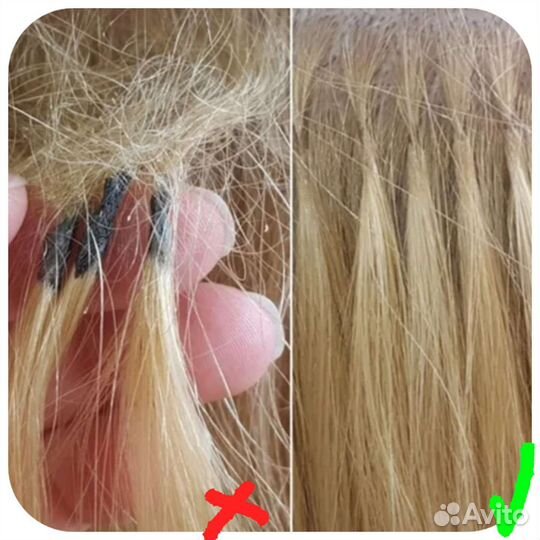 Наращивание биопротеиновых волос