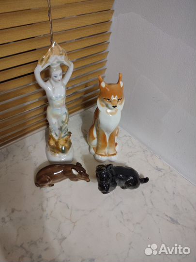 Фарфоровые статуэтки.лфз.ссср.Полонне