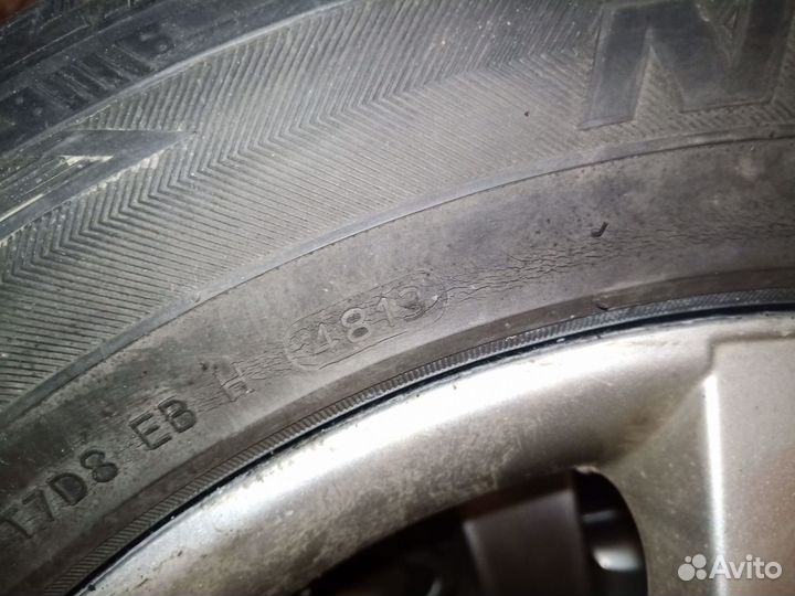 4 шт. Диск Hyunda r 18 с шиной hankook 245/60 18