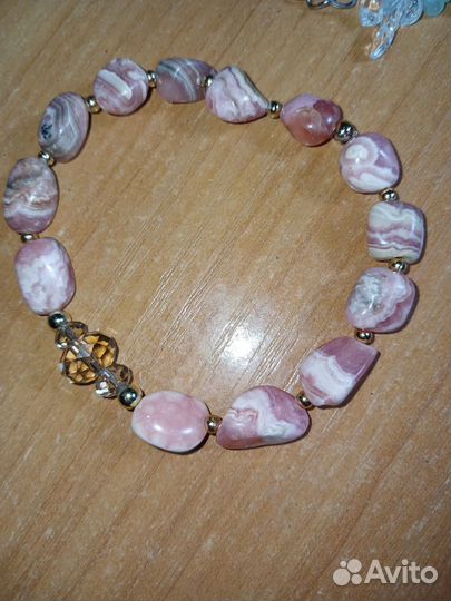Браслет из родохрозита