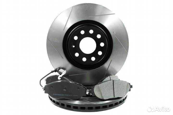 Комплект передний Тормозные диски + колодки DC Br