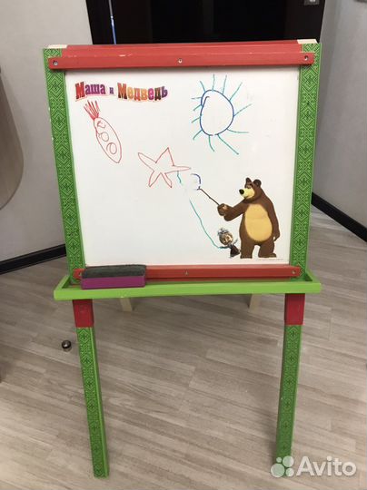 Деревянная доска-мольберт