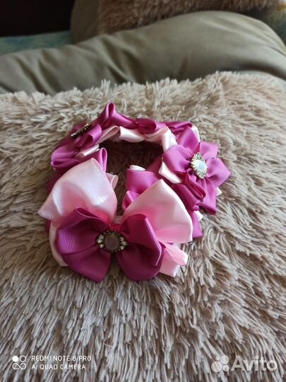 Резинки для волос ручной работы