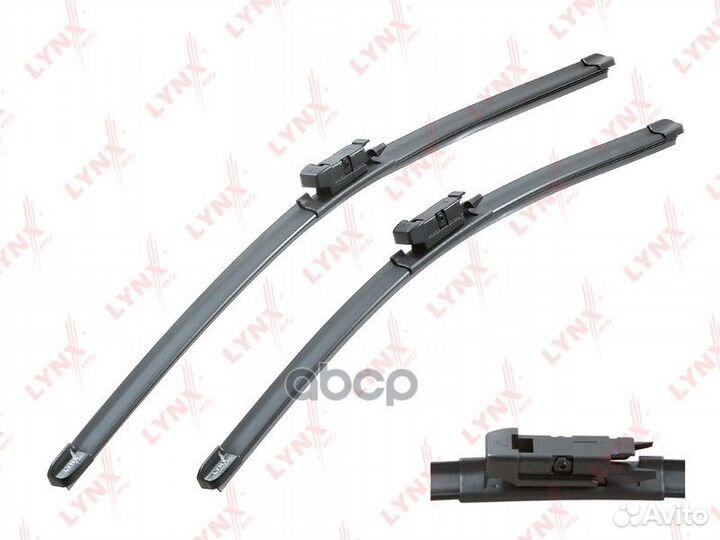 LB-1252) Комплект бескаркасных щеток стеклоочи