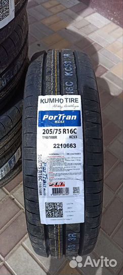 Kumho PorTran KC53 205/75 R16C 110R