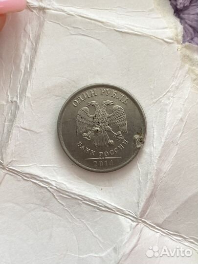 Монета с заводским браком