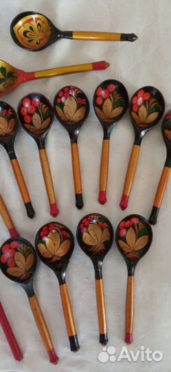 Деревянные ложки и пиала СССР