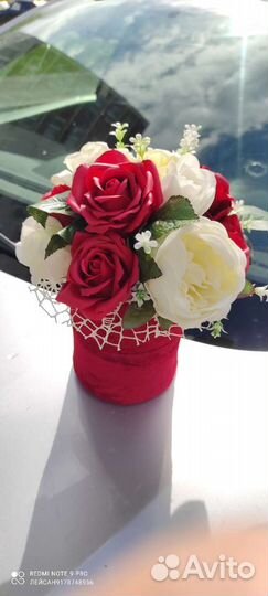 Букет в бархатной коробке