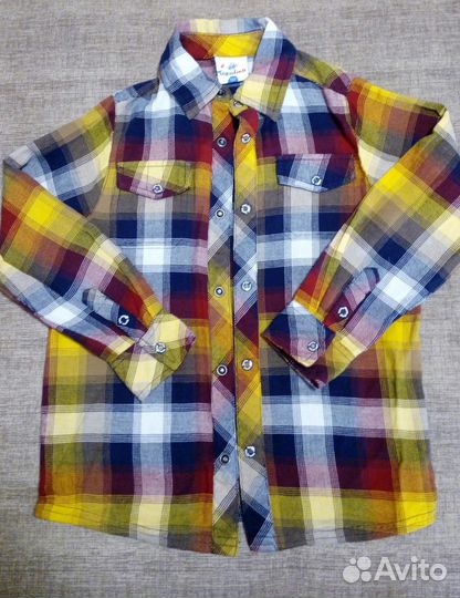 Продам рубашки, 122-128