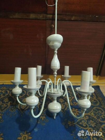 Люстра Мадона(фарфор) бу времен СССР
