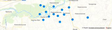 На карте
