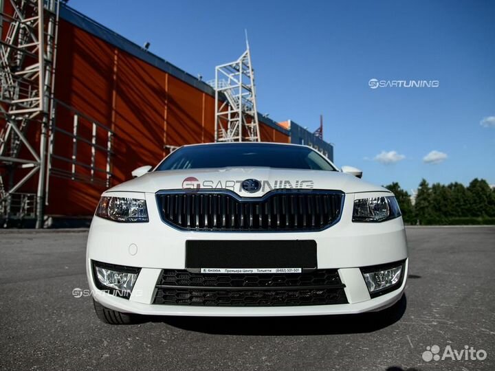 Вставки переднего бампера Октавия Skoda Octavia A7