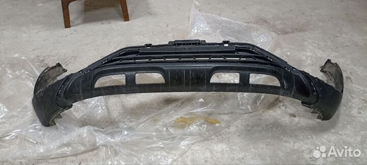 Юбка переднего бампера на hyundai creta 2