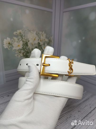 Ремень Ysl женский натуральная кожа премиум люкс