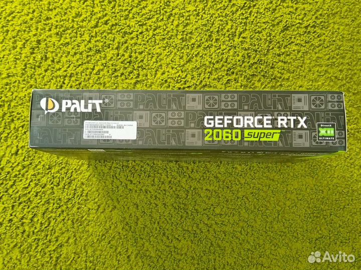 Новая Видеокарта palit rtx 2060 super 8gb