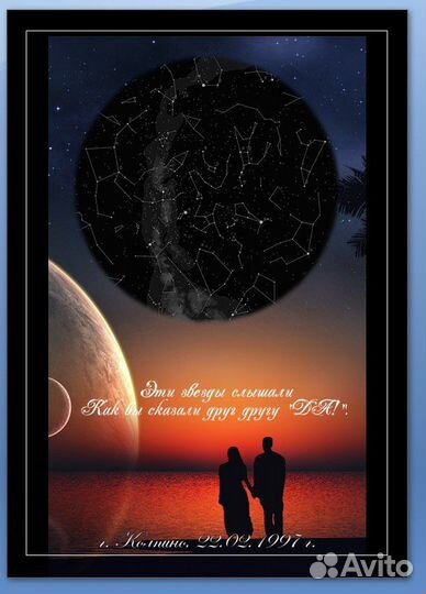 Карта звездного неба