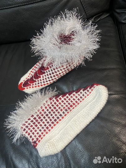 Носки вязанные женские