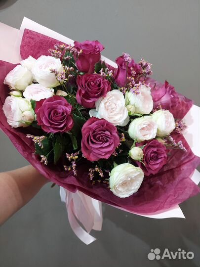 Роза вишнёвый поцелуй