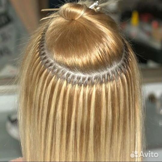 Наращивание цветных прядей