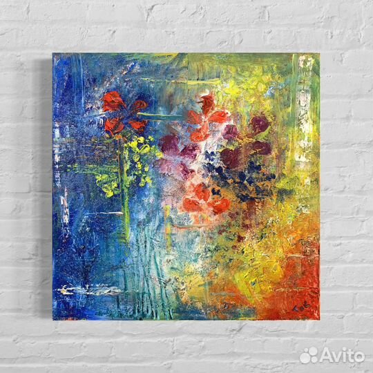 Картина маслом на холсте, абстракция