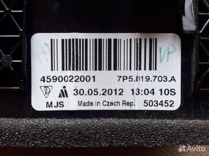 Дефлектор передний левый Porsche cayenne 958