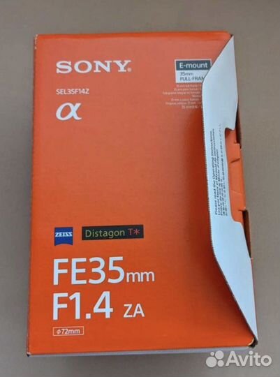 Sony FE 35 f1.4 (SEL35F14Z), новый