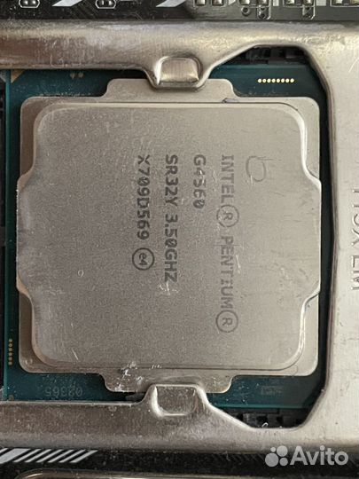 Материнская плата 1151 с процессором