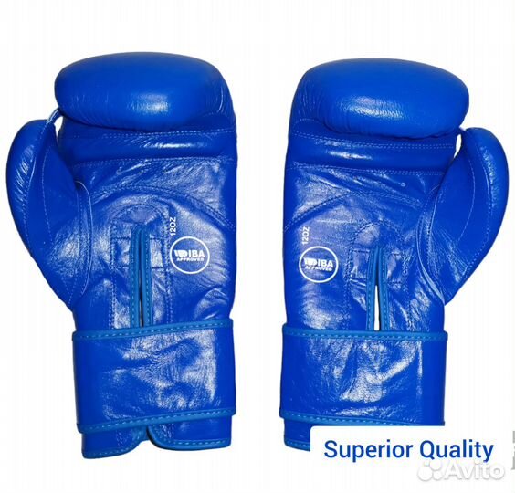 Боксерские перчатки 10/12 oz Adidas. Кожанные
