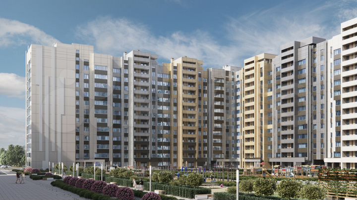 2-к. квартира, 59 м², 4/14 эт.