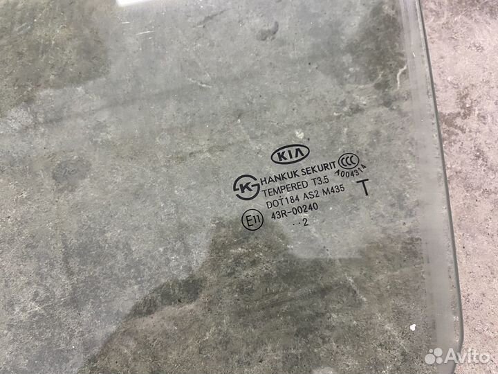 Стекло двери передней левой Kia Cerato (TD) II (20