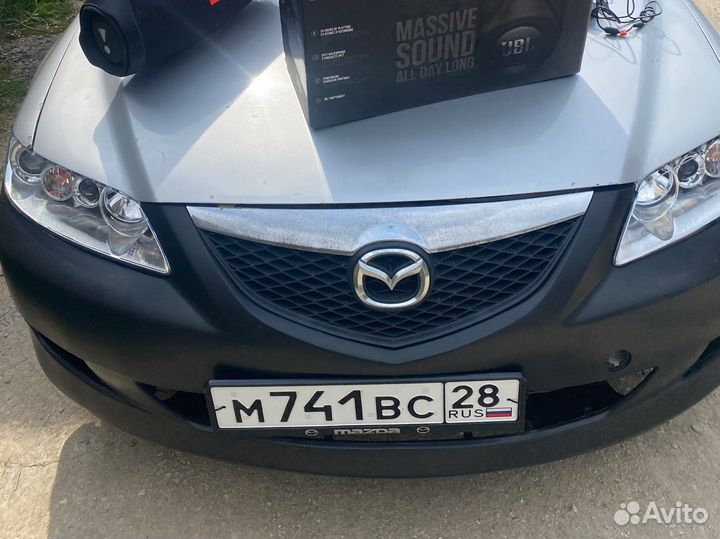 Бампер передний mazda 6 gg