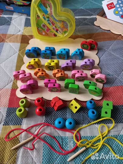 Развивающие деревянные игрушки