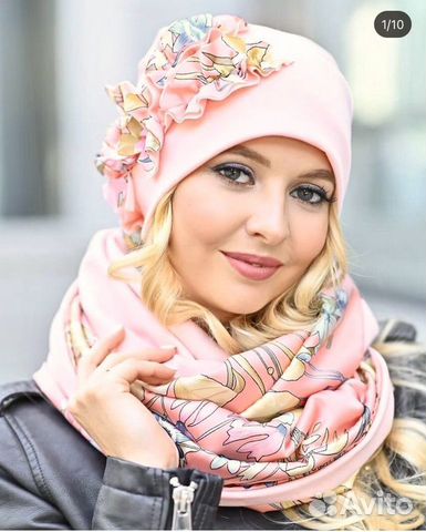 Комплект шапка и снуд