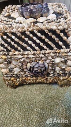 Шкатулка с ракушками новая