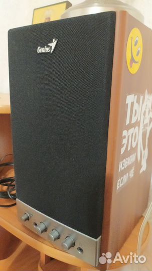 Акустические колонки большие 2 шт