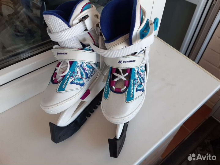 Коньки детские Nordway раздвижные р.31-35