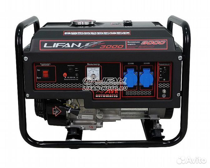 Генератор бензиновый проф. lifan 2,3,6,10,18Квт