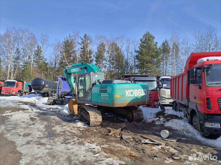 Гусеничный экскаватор Kobelco SK210LC-10, 2021