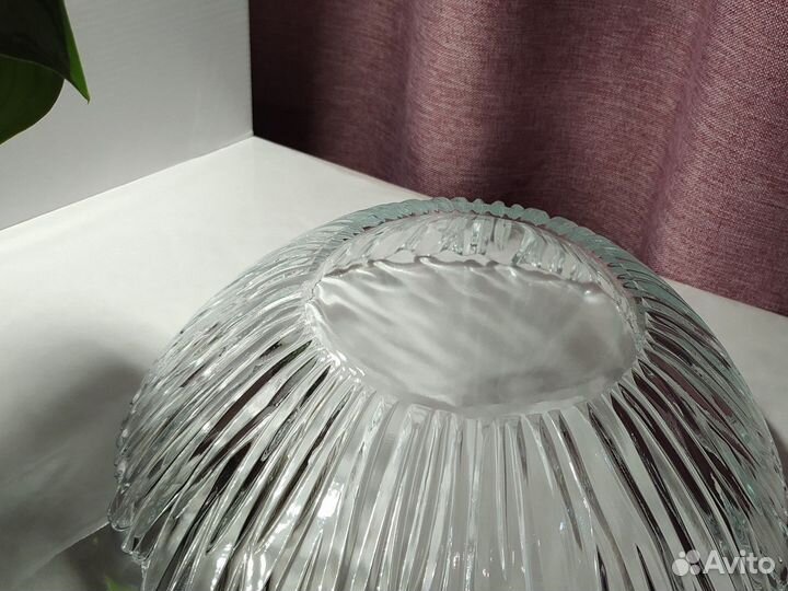 Салатник Aurora d 30 см Ваза для фруктов стекло
