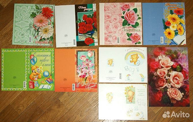 Большой набор новых открыток 22 шт