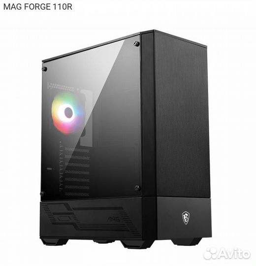Корпус MSI MAG forge 110R Miditower Без бп Чёрный