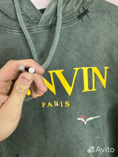 Худи Gallery Dept x Lanvin Paint Splatter оригинал