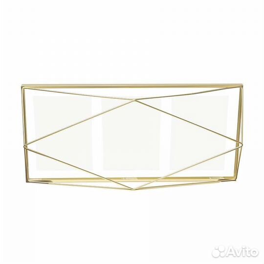 Фоторамка Umbra Prisma, латунь