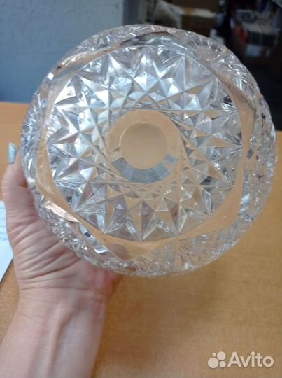 Ваза хрустальная большая СССР