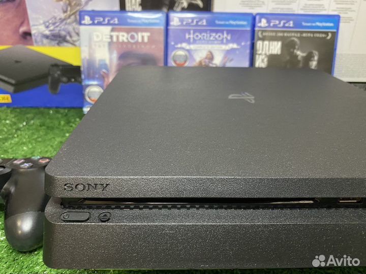 Sony PlayStation 4 slim 1tb с играми